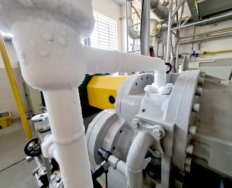 Acoplamento de Compressores de Amônia