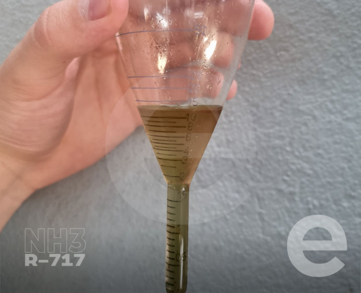 Amônia altamente contaminada