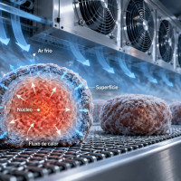 Congelamento de alimentos: do núcleo do produto à sala de máquinas